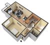 studio apartment floor plan